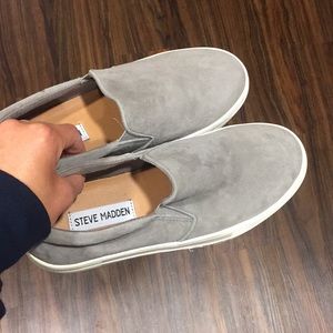 Steve Madden Gills Grey Suede (Women's 6.5)